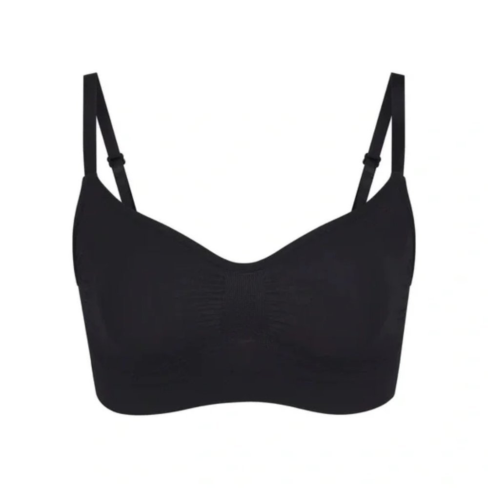 SKIMS Seamless Sculpt Bralette in Onyx Size 4XL/5XL